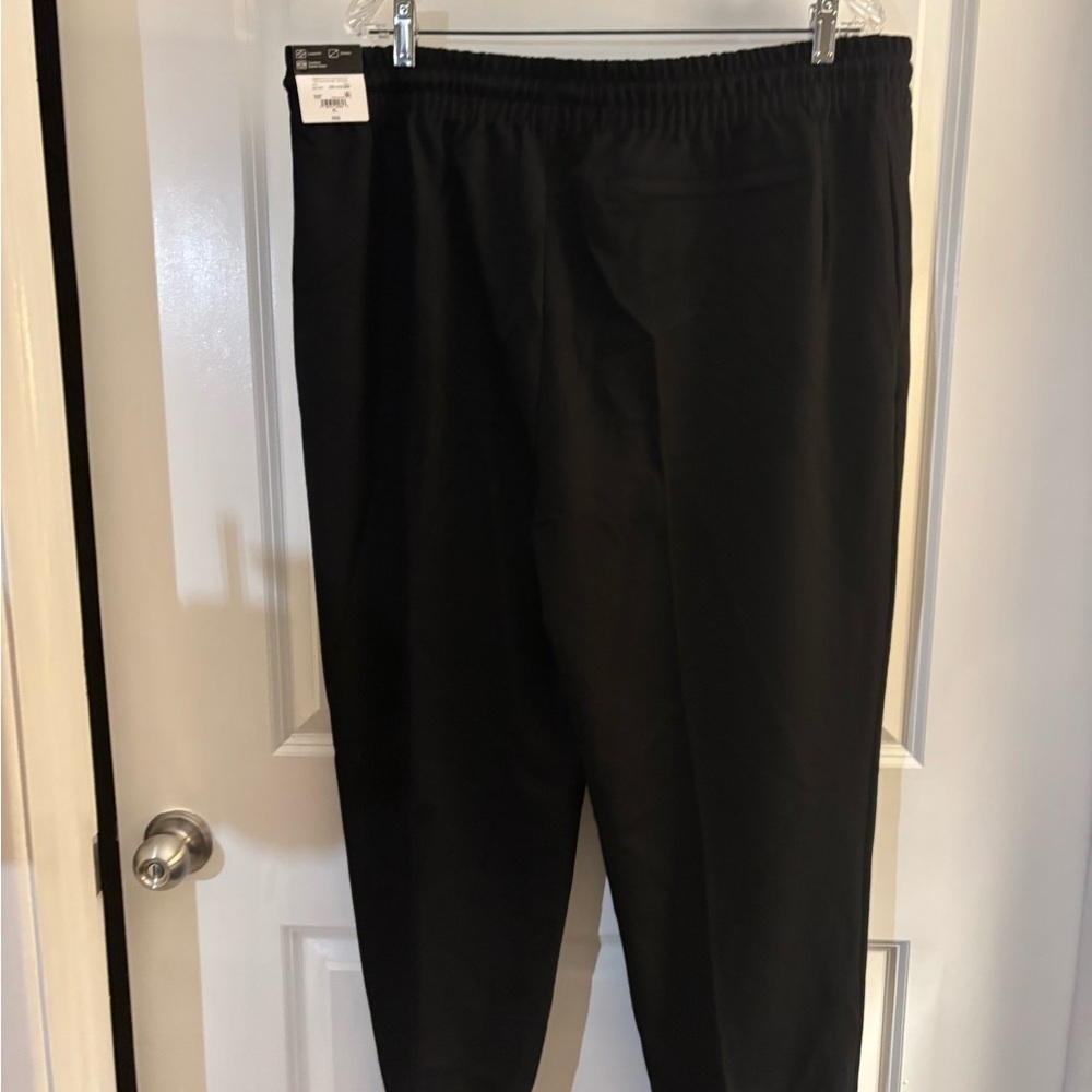 Xersion Relaxed Fit Black Pants with White Piping Sz XL - Picture 5 of 9